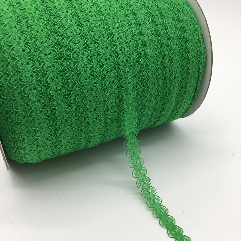 

10yards/lot 5/8" (15mm)Wide Green Bilateral Handicrafts Embroidered Net Lace Trim Ribbon DIY Sewing & Skirt Accessories