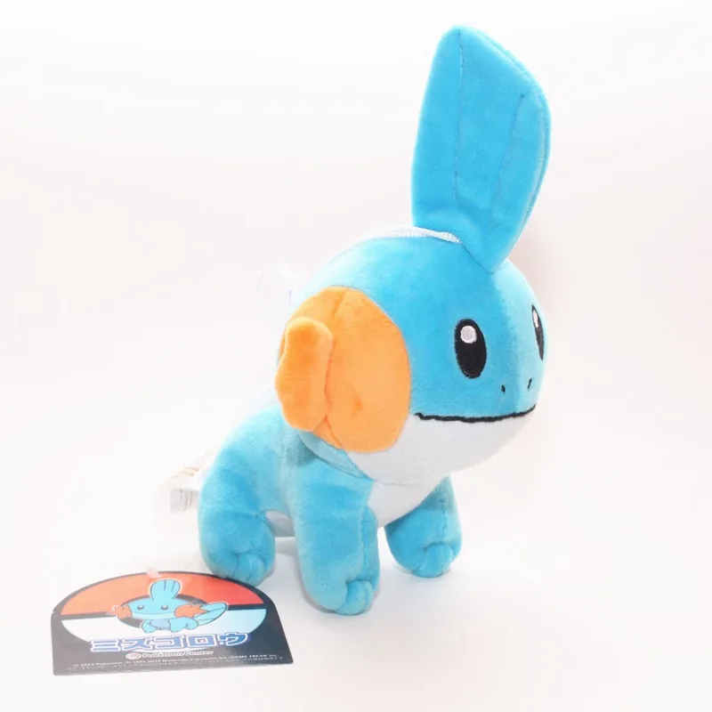 18 см стоящая Kunai Mudkip Пикачу Eevee фигурка для малышей, плюшевая, Kcute, Реалистичная, на день рождения, рождественский подарок для детей