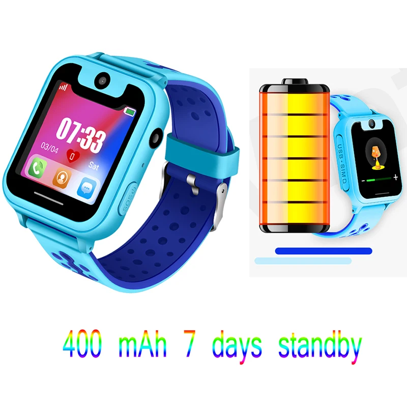 2018 New Waterproof Children smartwatch SOS Emergency Call LBS Security Positioning Tracking Baby Digital Watch Support SIM Card