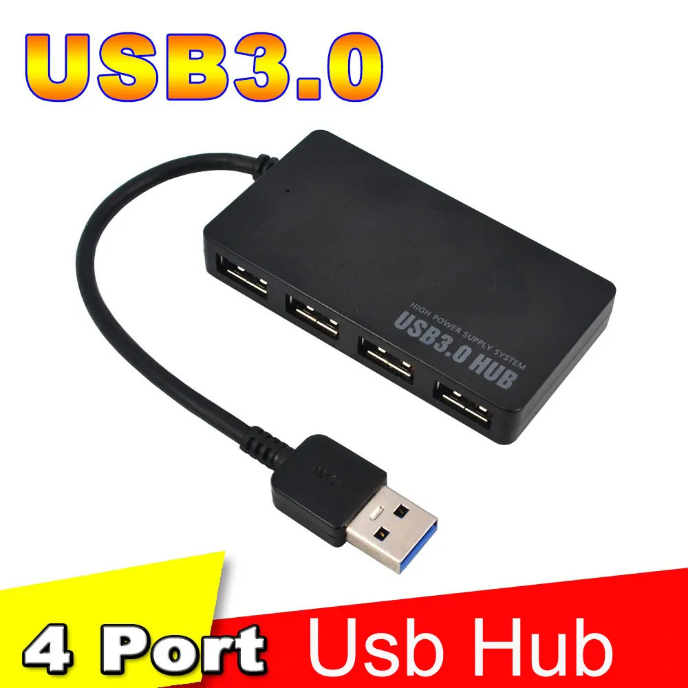 CARPRIE Usb Hub 3.0 With Power Adapter 5Gbps High Speed 4 Ports USB Splitter For PC Laptop Notebook #4 2 | Компьютеры и офис