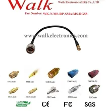 WI-FI Удлинительный кабель антенны/WI-FI кабель для антенны кабель/N SMA RG58 кабель N мужской прямо к RP-SMA мужские прямые с RG58 кабель