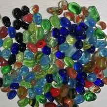 5 унций в упаковке садовый гравий разноцветный стеклянный гравий цветной стеклянный гравий рыбный бак база цветочный горшок декоративный камень
