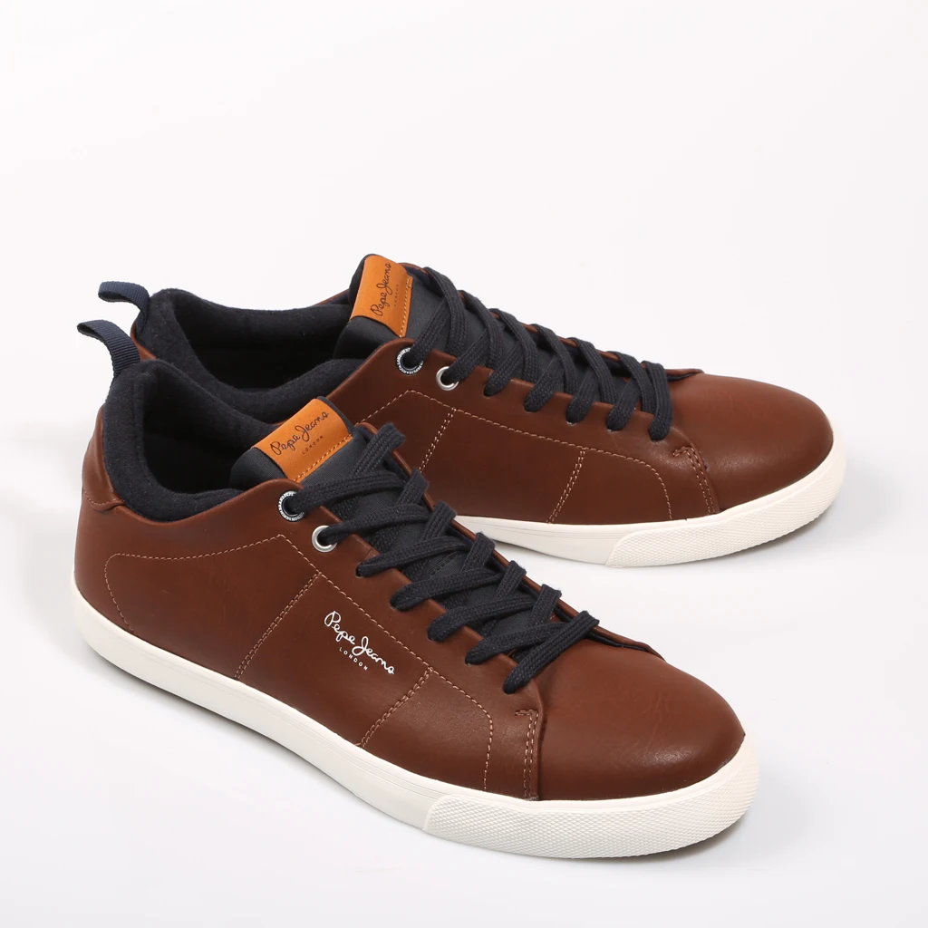 Pepe Jeans Marton – Baskets En Cuir De 