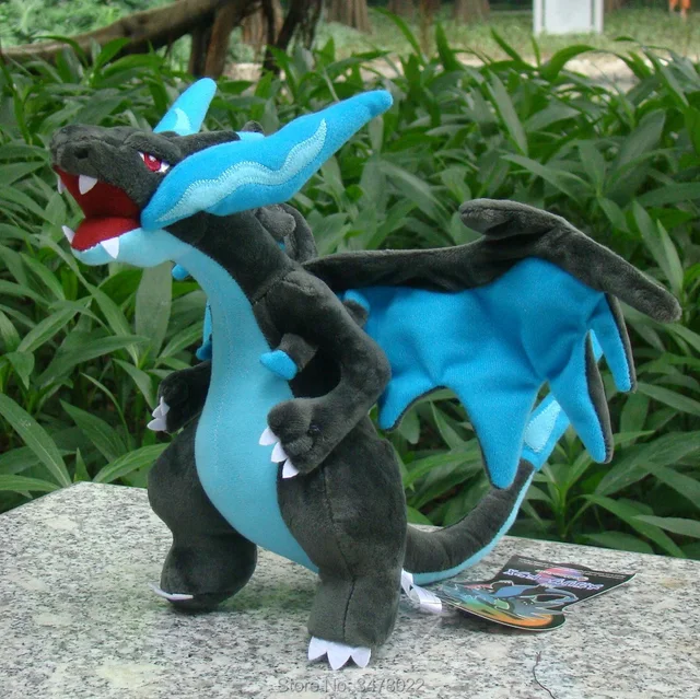 Anime Pokemon Toys Red Firered Black Mega Charizard Pokemon Plush Toy Shiny  Charizard Stuffed Dolls Toys - AliExpress