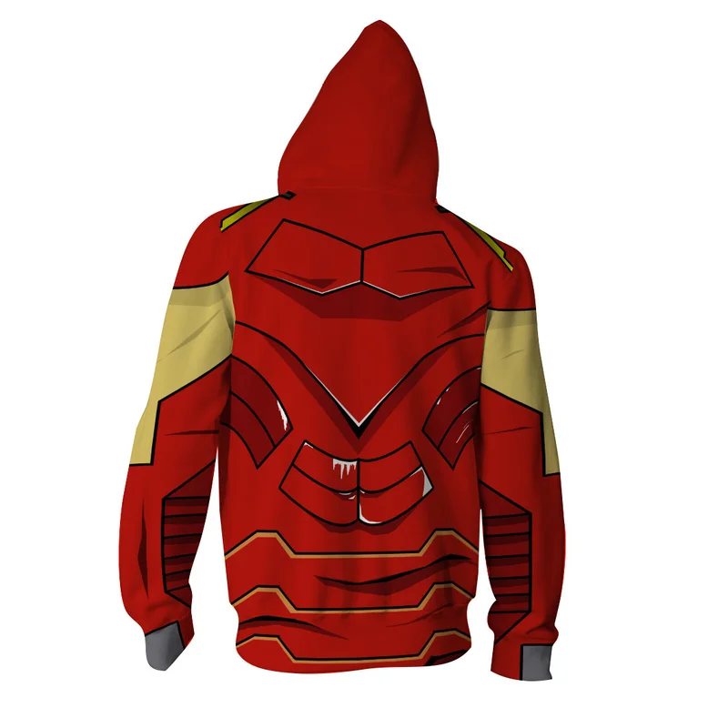 Men Women Avengers Endgame Realm Cosplay Hoodies 3D Pullover Sweatshirt Quantum Realm Superhero Zipper Jacket Costumes