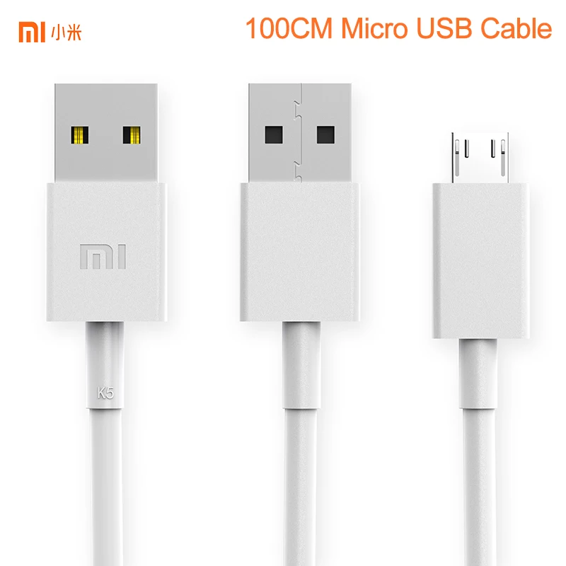 Original XIAOMI 2A 100CM Micro USB Fast Charging Date Cable Line for Redmi 7 7A 6 6A 5 5A Note 2 3 6Pro Mi 3S 4 4X | Мобильные