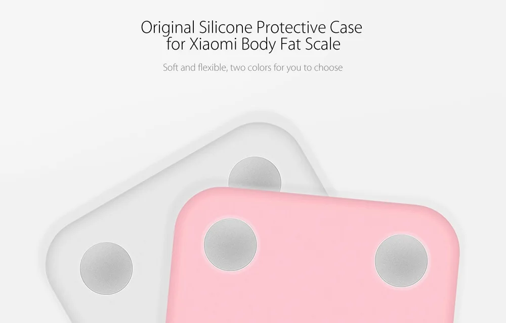 Original Xiaomi Silicone Soft Protective Case Anti-Static Washable Cover for Smart Body Fat Scales 
