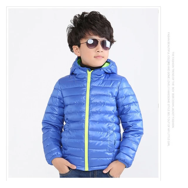 Chaqueta acolchada ligera verde niño, Chaquetas para niño