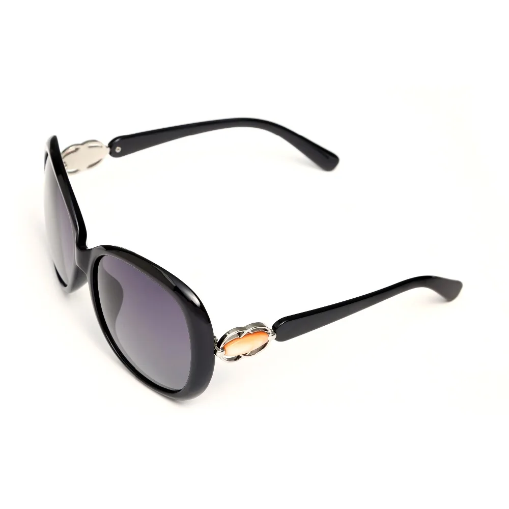 Retro Round Oversized Polarized Butterfly Sunglasses Tinted Lens