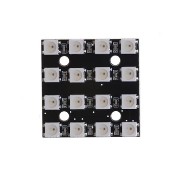 

1 x RGB LED 4x4 16-Bit WS2812 5050 RGB LED + Integrated Drivers for arduino high quality