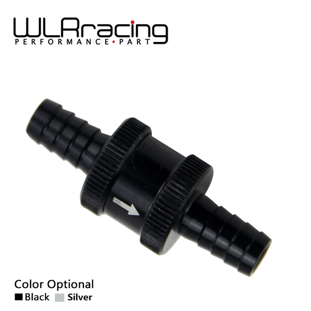 

WLR RACING - 3/8" 10mm Non Return One Way Fuel Check Valve Aluminum Alloy Petrol Diesel WLR-FCV10