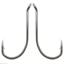 Гиена 100 шт. 1/0 2/0 3/0 4/0 7/0 9/0 92554 Нержавеющая сталь бронзовых морских рыболовных крючков приманка осьминога крючки бронзовых морских рыболовных крючков