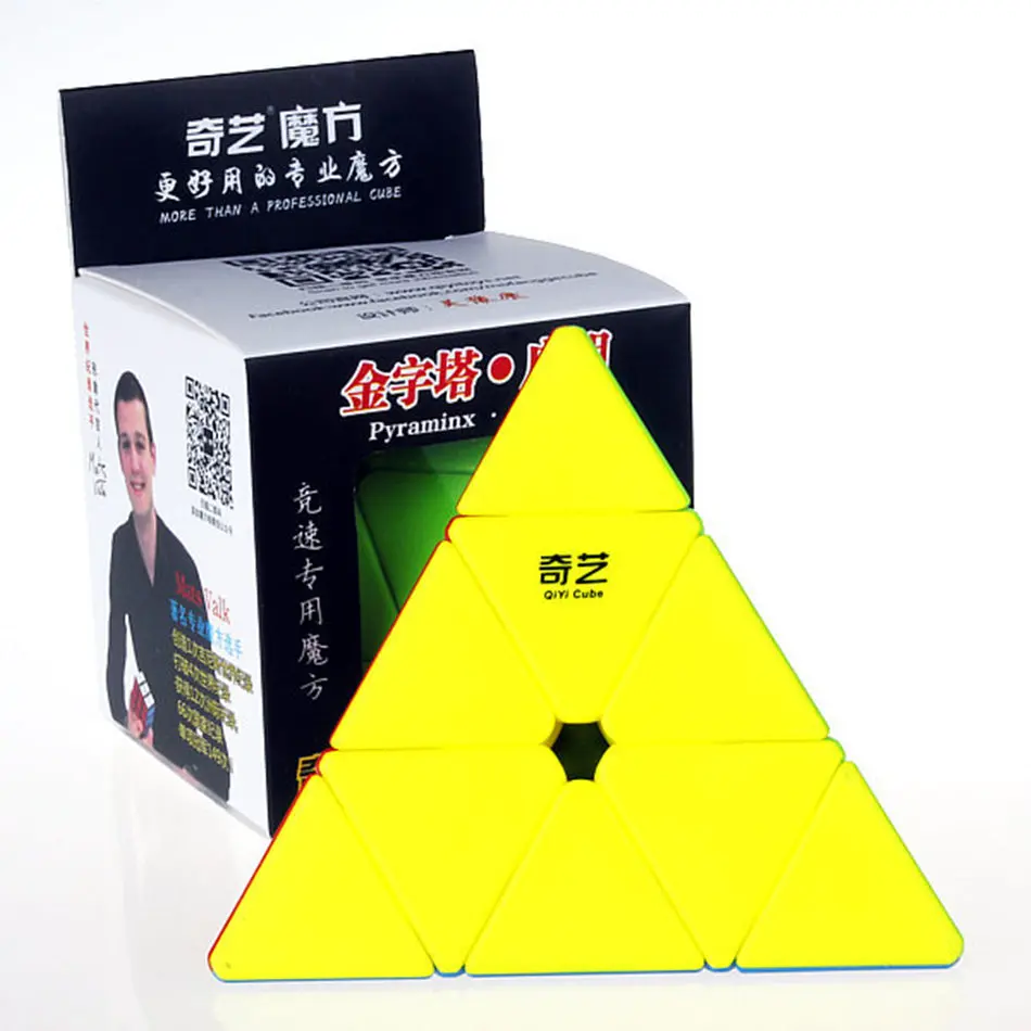 

Qiyi 3x3 Pyraminx Cube Qiming 3x3x3 Pyraminx Magic Cube For Beginner 3Layers Speed Cube Professional Puzzle Toys For Children