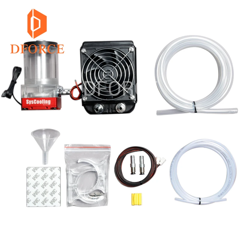 

Dforce trianglelab Titan AQUA Water Cooling Kit for DIY 3D printer for E3D Hotend Titan Extruder for TEVO 3D printer Upgrade KIT