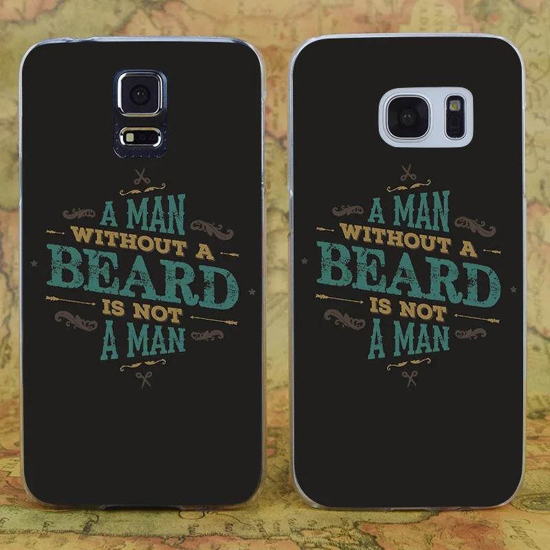 E1998 A Man Without Beard Transparent Hard PC Case Cover For Samsung Galaxy Note S 3 4 5 6 7 8 9 Mini Edge Plus |
