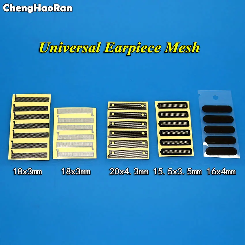 

ChengHaoRan 10pcs Universal Ear Mesh for All China Smartphone Brands Adhesive Ear Speaker Earpiece Anti Dust Screen Mesh