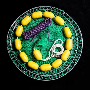 

Float 50cm Diameter Small Mesh Fishing Net 10M String Rope 3 Layers Fish Protection Net Fish Netting Best Quality Drop Shipping
