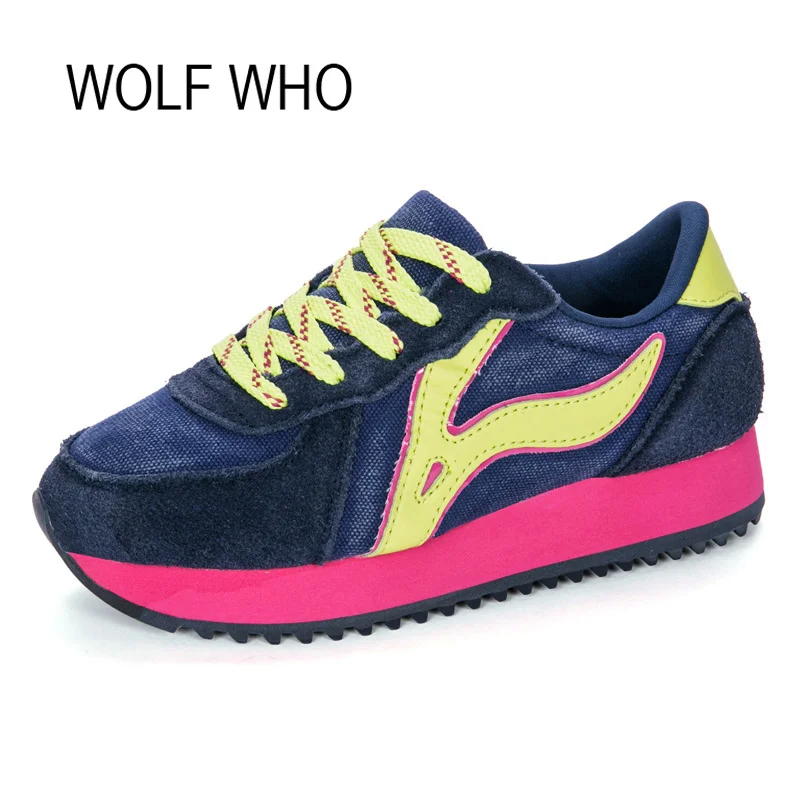 

WOLF WHO Creeper Platform Sneakers Women Shoes Ladies Tenis Feminino Casual Female Chaussure Femme Basket Femme Code to X213
