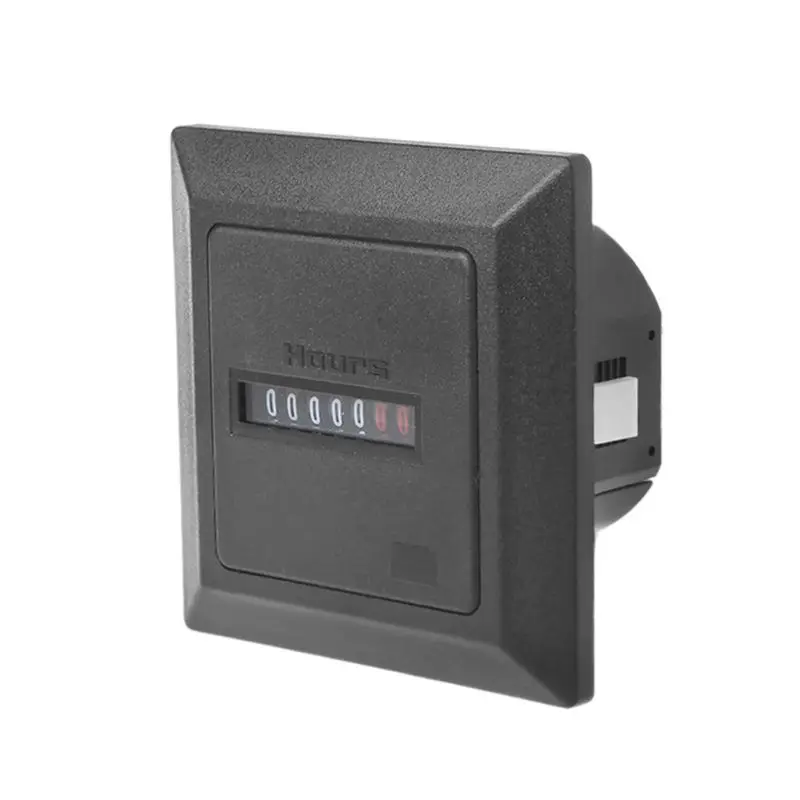 HM-1 Timer Square Counter Digital 0-99999.9 Hour Meter Hourmeter Gauge 0.3W AC220-240V / 50Hz AC