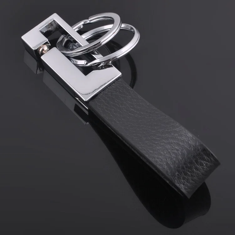 

New Arrival Fashion Silver Plated Leather Keychain Key Chain Men Leopard Keyring Key Ring Charm Jewelry