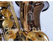 SUZUKI Shipping EMS Genuine Alto Saxophone Professional Saxophone Surface Electroplating Black Nickel Gold Paint