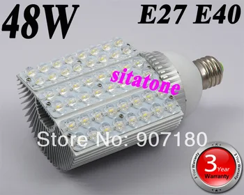 

1PCS Free shipping sale AC85-265V E40 48W LED Streetlight 3 years warranty 48*1w led street light lamp