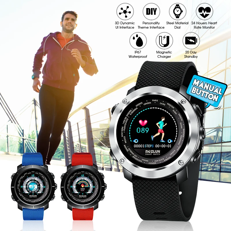 

W30 24-hours Continuous Heart Rate Monitor Fitness Tracker bluetooth Smart Wristband