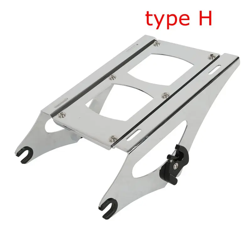 Мотоцикл король тур пакет багажник крепление багажная стойка спинка с динамиком для Harley Touring Road King Street Electra Glide 14-19 - Название цвета: type H