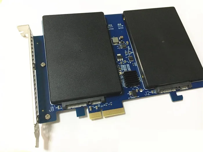 Универсальный высокоскоростной адаптер Marvell 88SE9230 Dual SATA III к PCI Express X2 SSD плата RAID