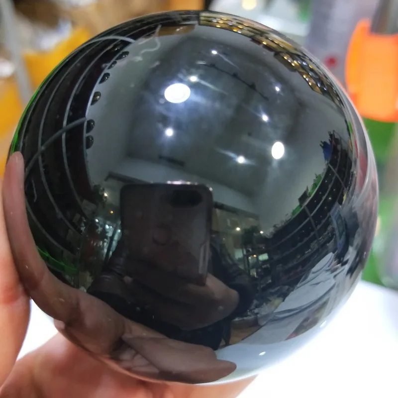DHXYZB 70 мм натуральный черный обсидиан Сфера Кристалл Кварц Глобус мяч Рок камень и минеральные Рэйки, лечение чакры украшения дома