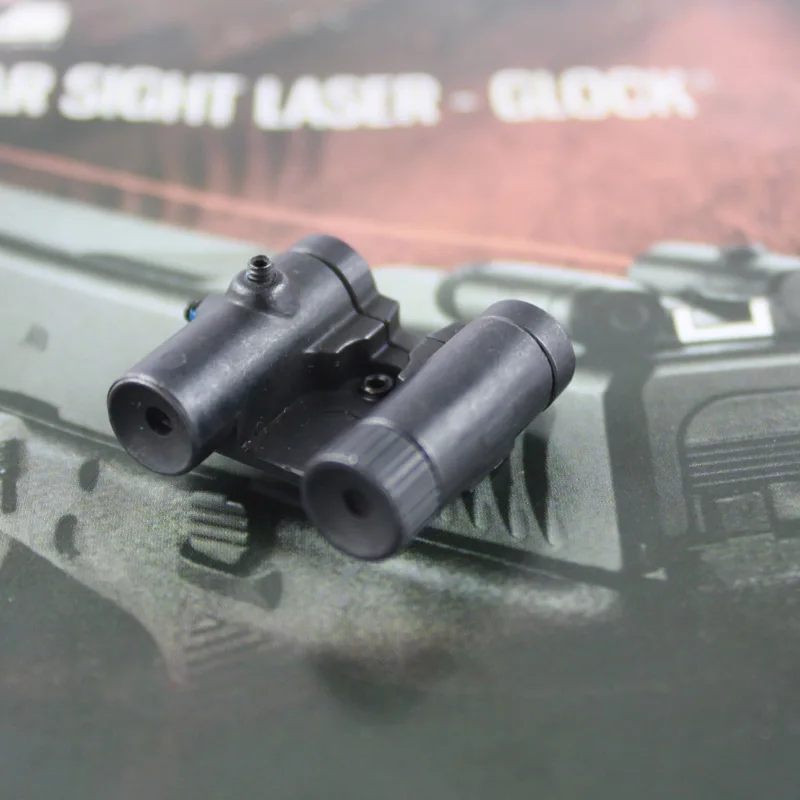Тактический стальной задний прицел лазерный красный точечный лазерный прицел для всех пистолетов серии Glock мини охотничий прицел лазерный прицел