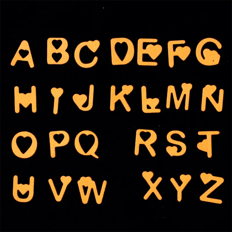 

KSCRAFT Love Capital Letters Metal Cutting Dies Stencils for DIY Scrapbooking/photo album Decorative Embossing DIY Paper Cards