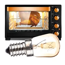 A alta temperatura 15w 25w de laideyi 300 graus e14 forno torradeira vapor lâmpada de espera 110-240v do fogão do bulbo conduziu a lâmpada do forno do bulbo