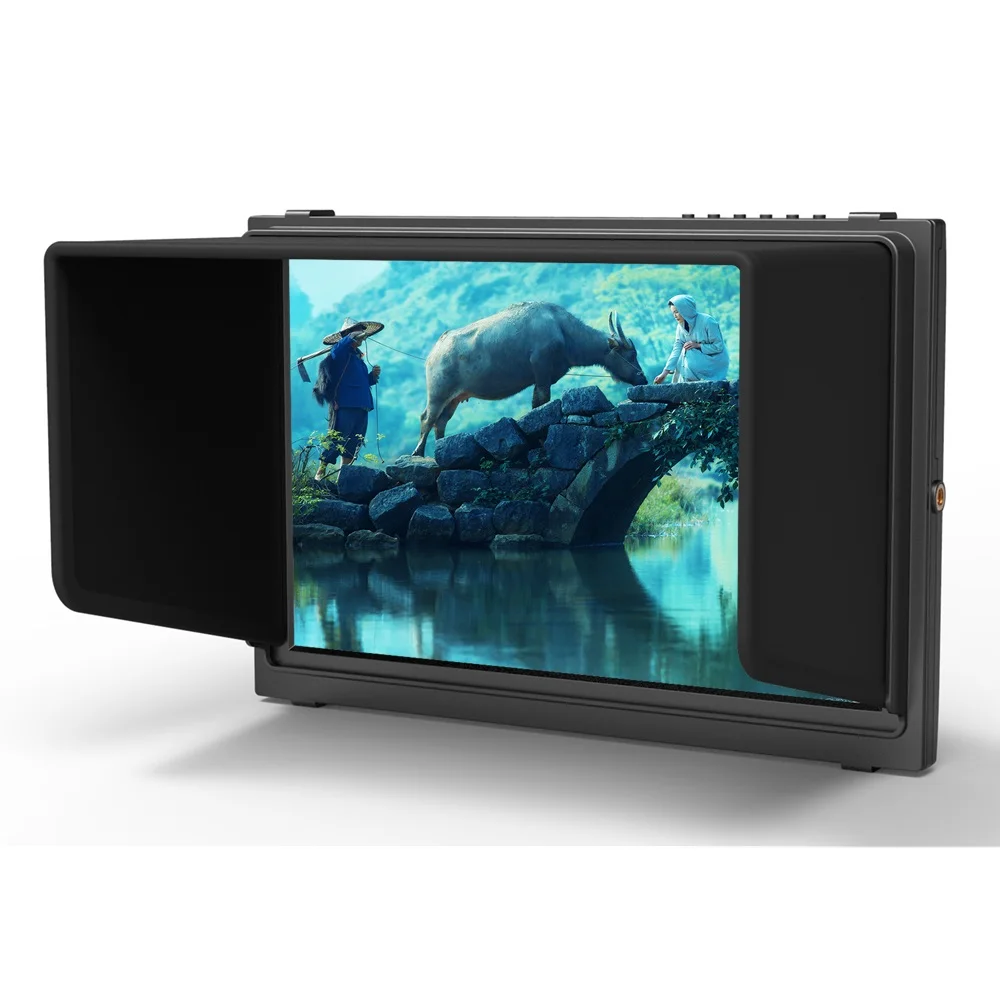 10,1 дюймов TFT lcd DSLR монитор видеокамеры HD ips 1280x800 двойной HDMI вход VGA монитор видео для DSLR камеры