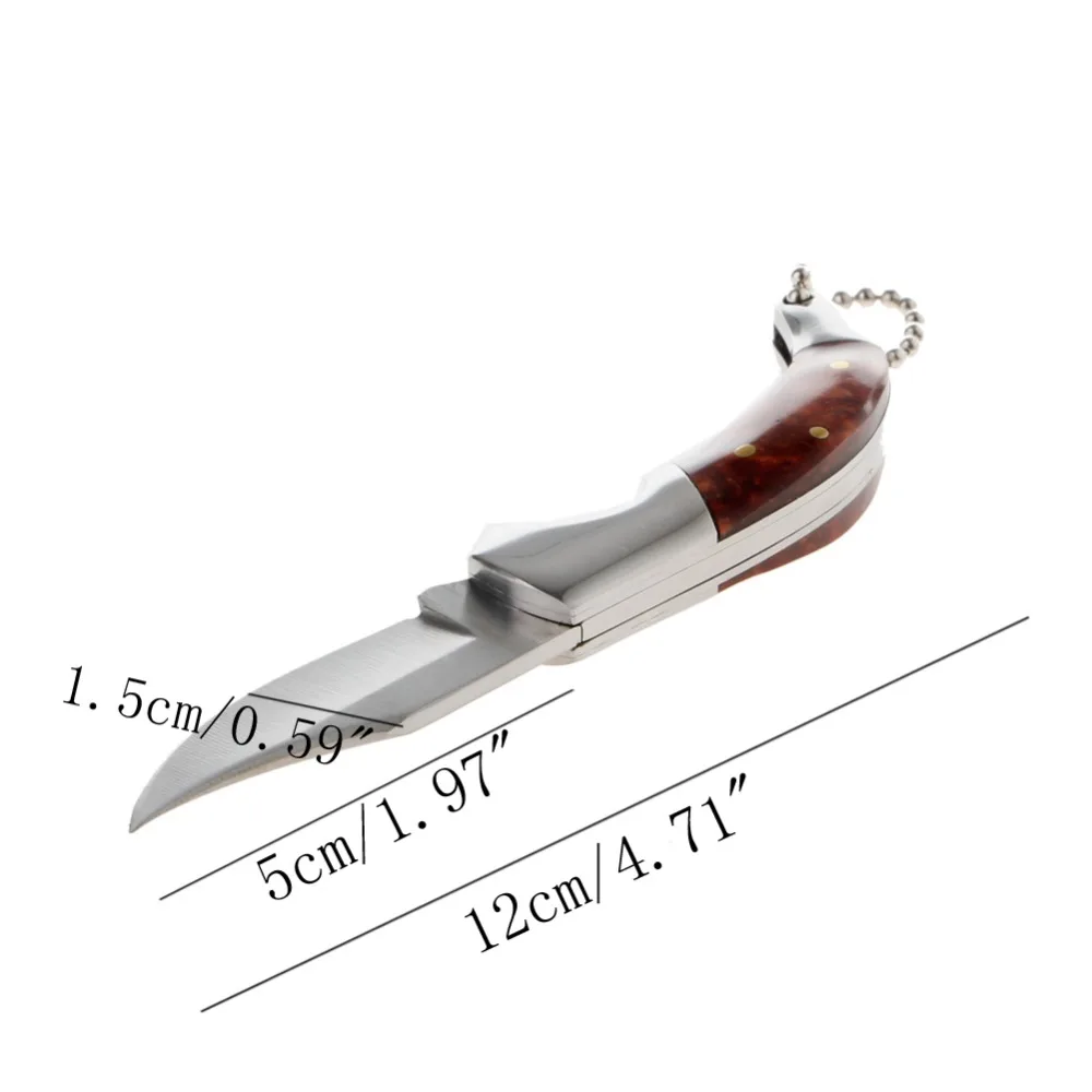 

Mini Camping Folding Saber Pocket EDC Hunting Tool Rescue Knife New