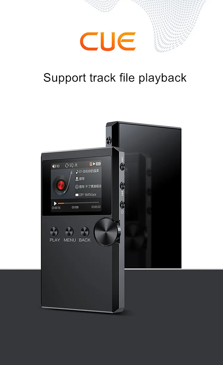 Yescool S5 hifi стерео без потерь лектор музыкальный MP3 плеер мини Спорт walkman 128G TF аудиофил flac DSD полный формат декодирования