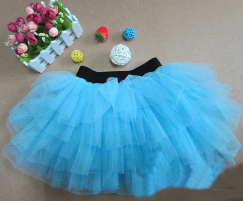 

2017 Hot New Special TUTU skirt skirt dance performances veil triple net girls skirt