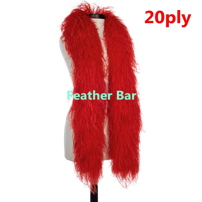 

Free shipping 10 meters/lot Red ostrich feather boa 1ply 2ply 3ply 5ply 6ply 20ply 24ply feather strip for decoration