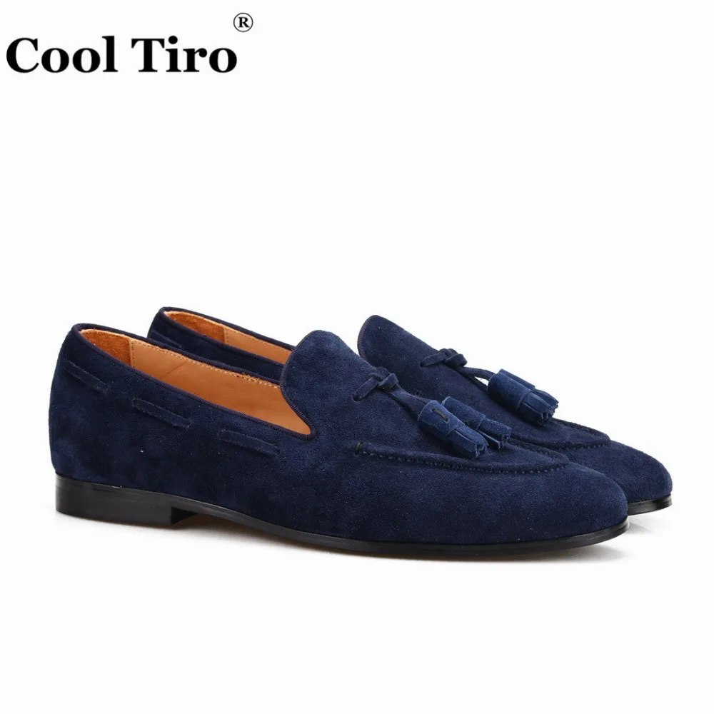 Belgian Loafers Navy Blue Suede Casual shoes (2)