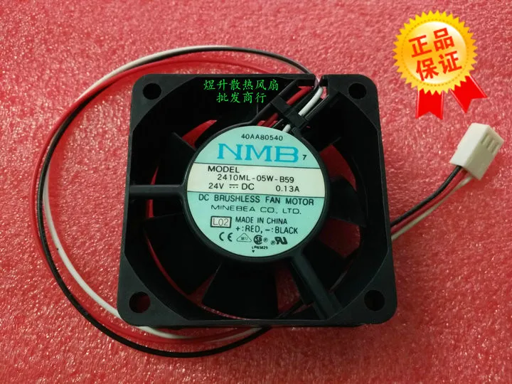 NMB 6025 2410ML-05W-B59 DC24V 0.13A 6cm inverter cooling fan | Компьютеры и офис
