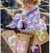 Baby Wrap font b Organic b font cotton blanket Multifunctional Newborns Blanket Baby font b Swaddle