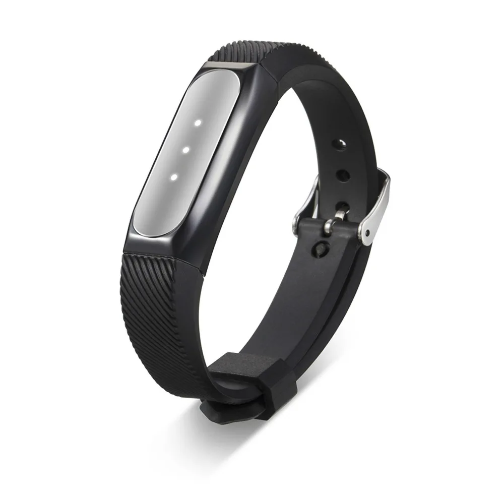 Stainless Steel Protective Cover Holder Case Strap for Xiaomi Mi Bands 1S 1A Silicone Wrist Watchbands