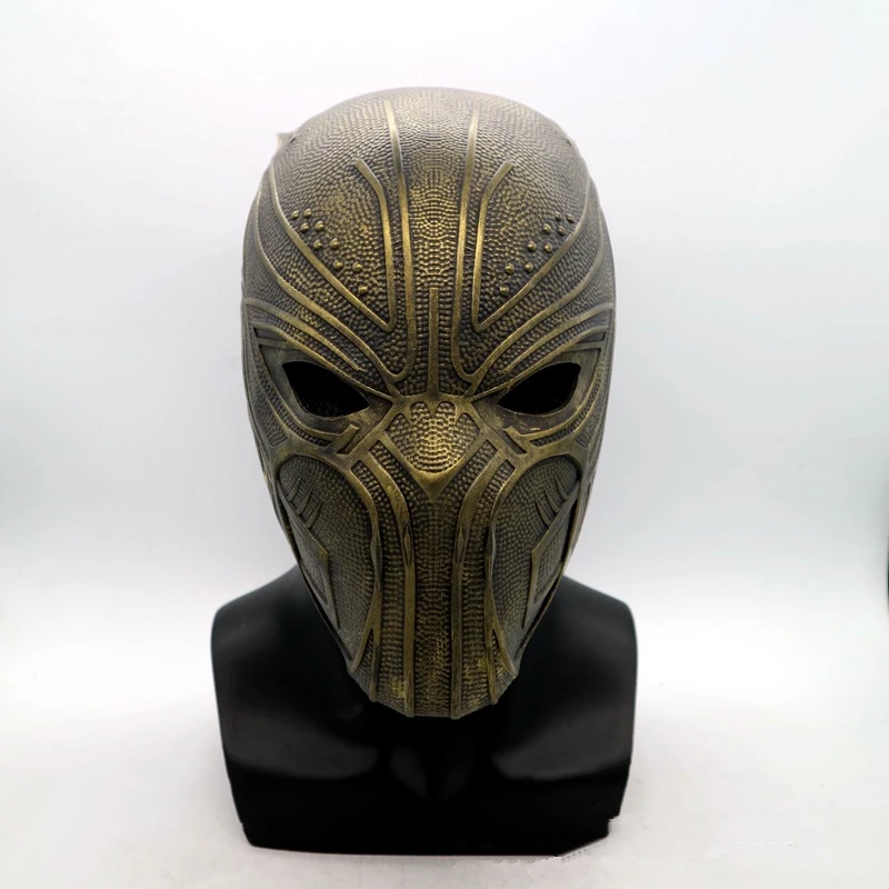 2019 Marvel Мстители 4 эндшпиль супергероя Черная пантера Карнавальная маска для детей и взрослых полный шлем латекс бронзовая маска игрушки