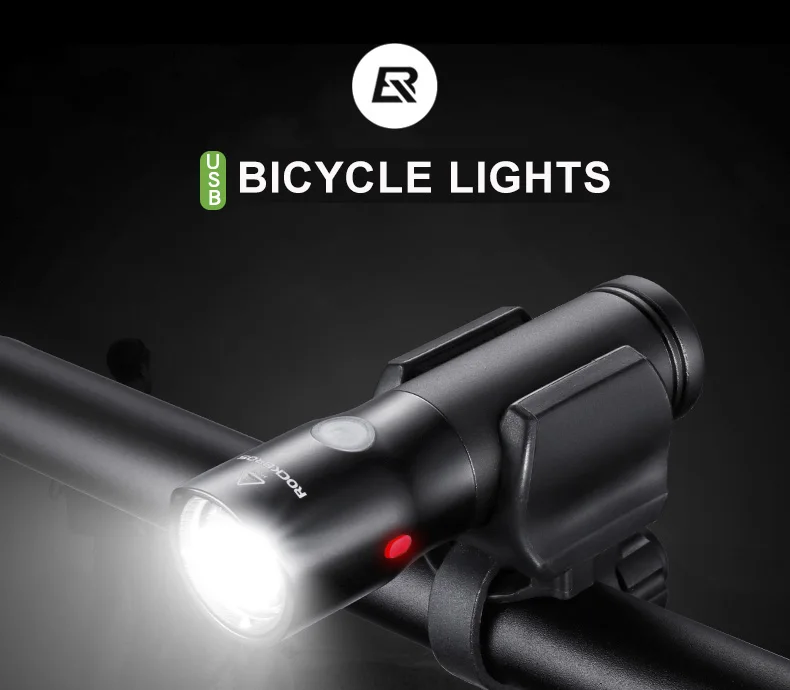 ROCKBROS велосипедный светильник Мощность банк Водонепроницаемый USB Перезаряжаемые велосипед светильник сбоку Предупреждение вспышка светильник 700 люмен 18650 2000 мАч 5 режимов