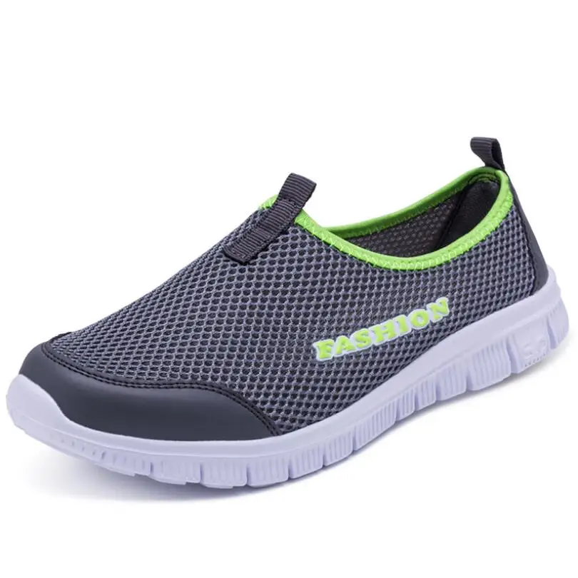 

Summer Women Shoes 2018 Fashion Solid Breathable Lovers casual Shoes Loafers Woman Flats Plus Size 36-46 Slip-on Network Shoes