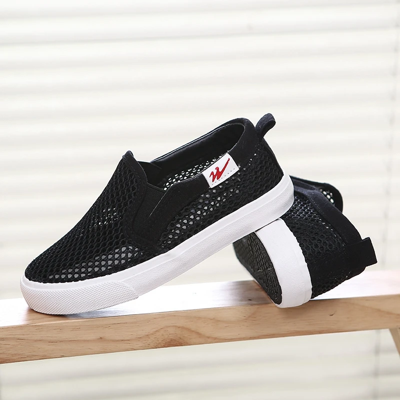 New Baby Summer Flat Shoes Air Mesh Running Casual Shoes Soft Breathable Sandals Sneaker Beach Shoes Children Cut-outs Girl Boy 