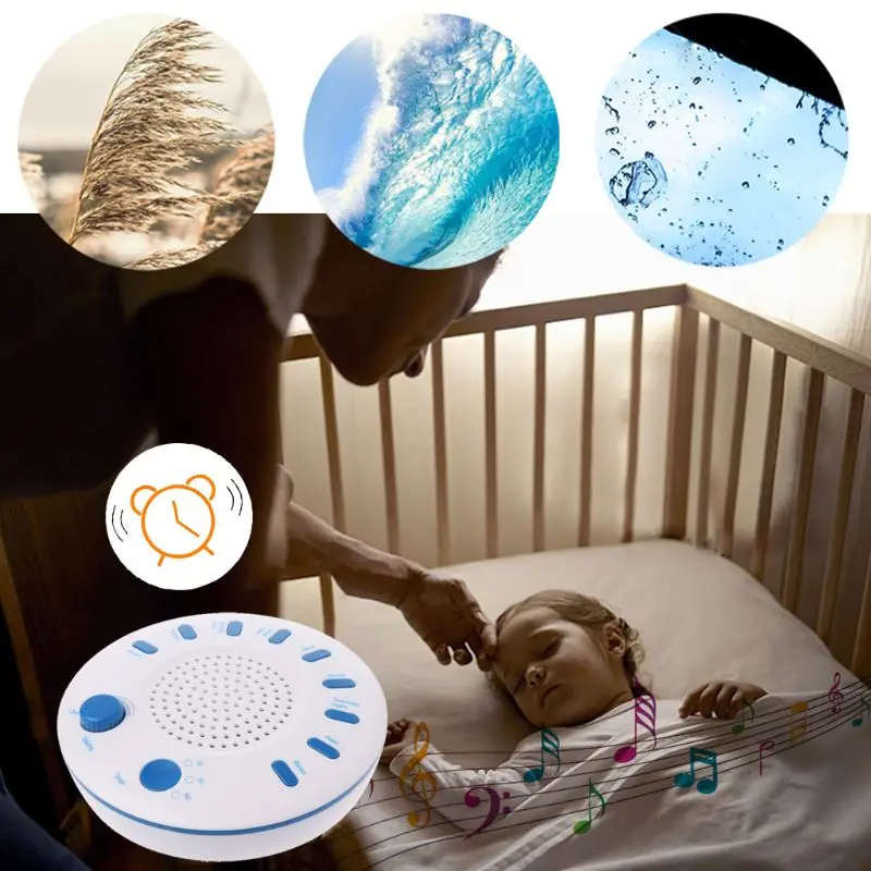 

Sleep Machine Portable 9 Natural Sound Therapy for Baby and Adult Sleeping and Relaxation Device