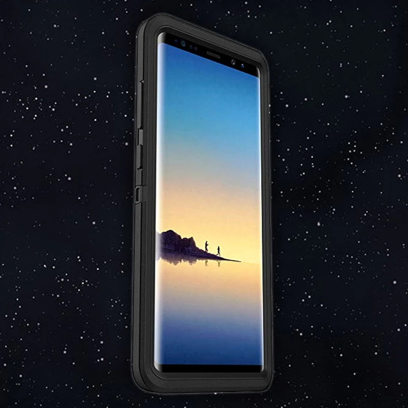 Чехол для samsung Galaxy Note8 Defendering Series роскошный ударопрочный без экрана издание с логотипом и розничной упаковкой