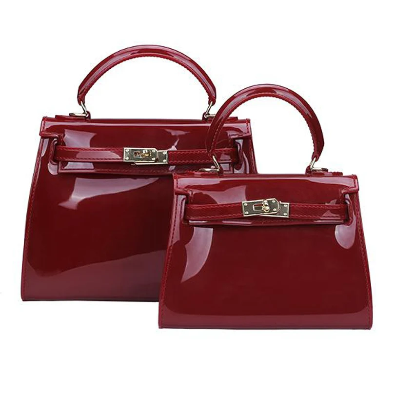 

Women Candy Color Clear Transparent PVC Shoulder Bags Laides Jelly Solid Handbag Large Capacity Silica Gel Kate Crossbody Bags