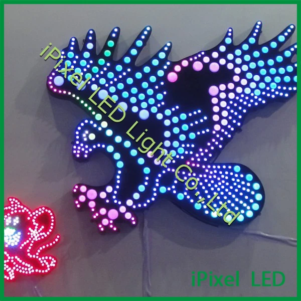 12 В/24 В 35 мм rgb светодио дный pixel точка lgihts 6 пикселей/9 пикселей|pixel led sign|led laser finger